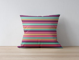 Aberto Design Funda de Cojín Multicolor 43 x 43 cm